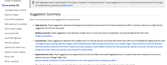 PageSpeed – Ipstenu.org