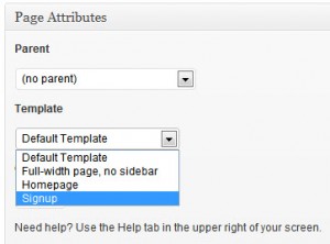 Picking Page Template